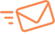 Orange Email Icon
