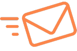 Orange Email Icon